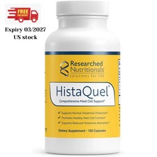 HistaQuel Mast Cell  Histamine Support Capsules  Researched Nutritionals  120