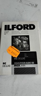 2x ILFORD Multigrade III RC DeLuxe MGX.44M 8,9x12,7 Fotopapier Darkroom paper