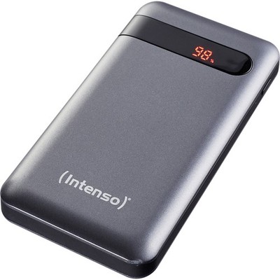 Intenso PD10000 Powerbank 10000 mAh Quick Charge 3.0, USB PD 3.0 LiPo  Schwar...