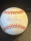 BASEBALL~SIGNED BOB BOONE RAWLINGS AMERICAN LEAGUE OLB BALL & CUBE