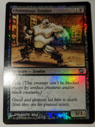 Foil Gluttonous Zombie - 8th Edition - Eighth - Magic: The Gathering - 136/350 - Picture 1 of 3