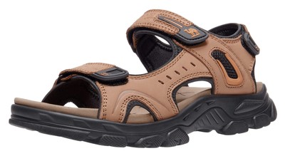Men's Leather Sandals Hiking Outdoor Water Beach Sports Mens Sandals for Summ...