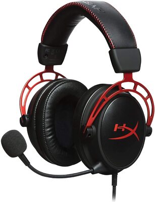 HyperX HX-HSCA-RD Cloud Alpha Gaming Kopfhörer In-Line Audio PS5 und Xbox X|S