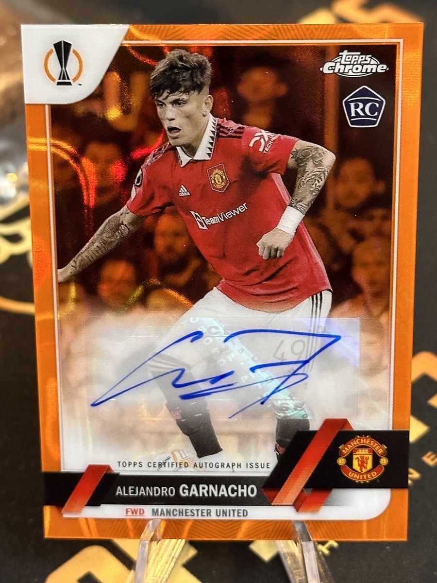 2023 Topps Chrome Garnacho RC Auto Alejandro Garnacho RC 2022-23