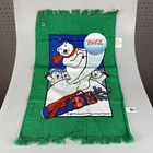 Vintage Coca-Cola Coke Golf Towel 1998 Polar Bear