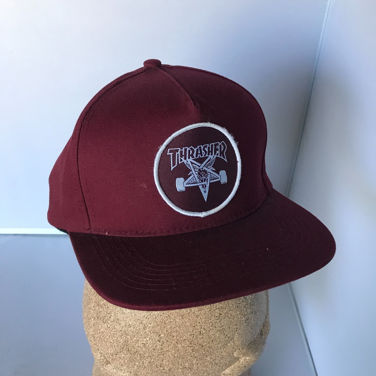 帽子 80s 90s THRASHER HAT Vintage Thrasher Snapback Trucker Hat Baseball Cap Lid