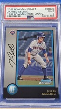 Jarred Kelenic - 2018 Bowman Draft Chrome 1998 Bowman 20th Anniversary  PSA 9
