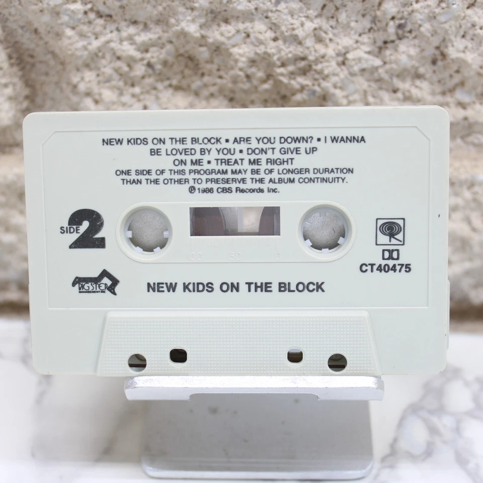 New Kids on The Block Cassette Self-Titled Tape ONLY Hip Hop Pop - Image 2 of 3