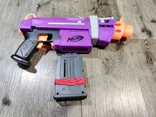 Hasbro Nerf Fortnite DP-E Elite Dart Blaster Purple Toy Gun Foam Pistol Tested