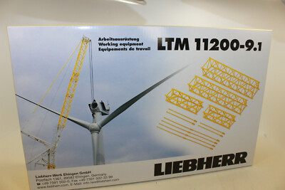 NZG 732 3 Liebherr 36 m  LTM 11200 Gittermastspitze  1:50 NEU in OVP Spitze 