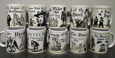 FOLK HORROR mugs 78 designs Custom made brand new wicker man witch satans claw