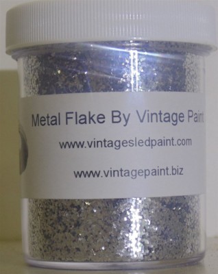 METAL FLAKE GLITTER JUMBO (0.025) FLAKE 30g Chrome Silver METAL FLAKE GLITTER JUMBO (0.025) FLAKE 30g Chrome Silver