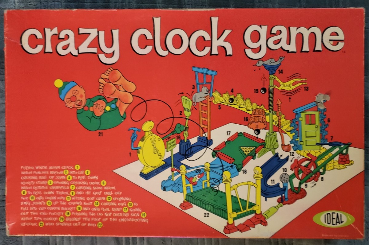 Vintage Crazy Clock Game (1964) - CHOOSE YOUR PARTS | eBay