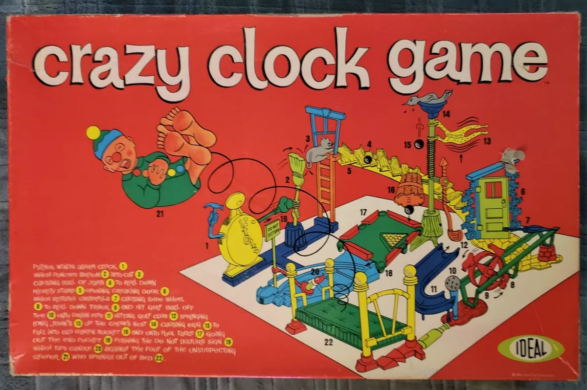 Crazy Clock Game - 1964 - Ideal - Great Condition