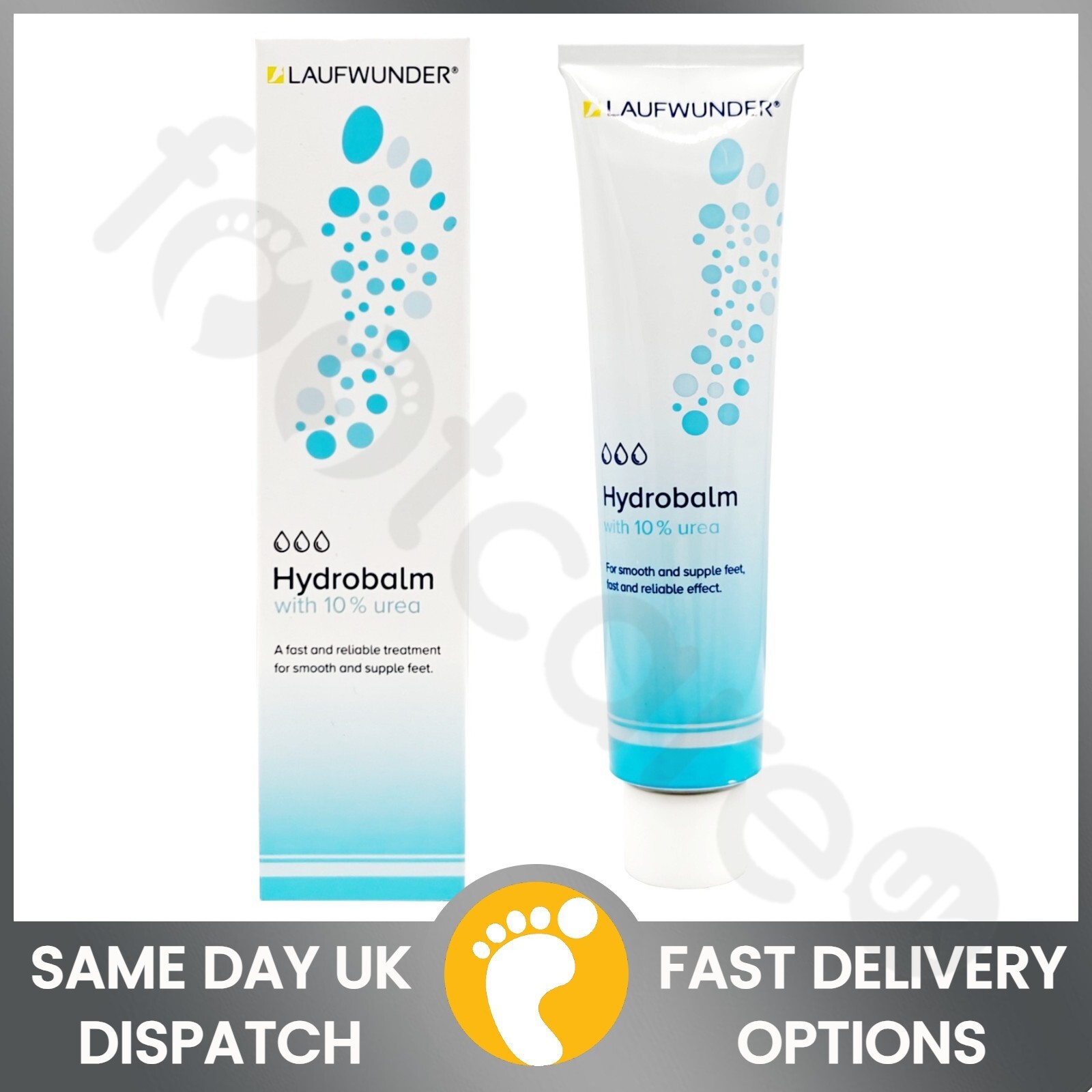 Laufwunder Hydrobalm 75 ml - 10 % crema hidratante de urea para pies secos y agrietados