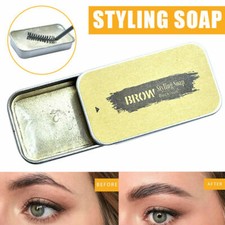 3D Feather Brows Makeup Soap Long Lasting Eyebrow Gel Natural Tint Fixed & Brush