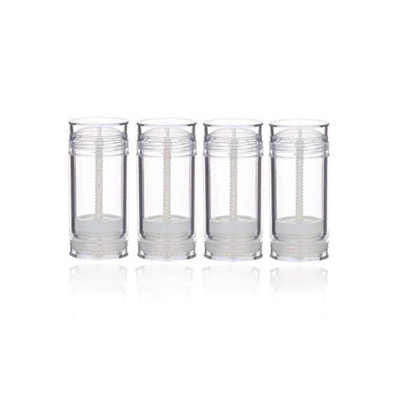 Constore 4 PCS 30G Clear Twist-Up Deodorant Containers,Empty Reusable Deodorant 