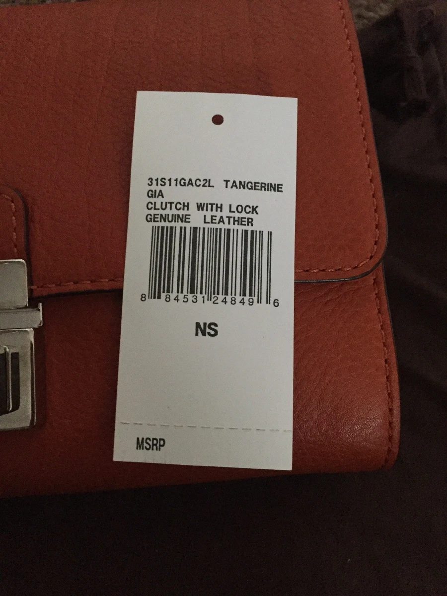 Michael kors gia sale shoulder bag tangerine