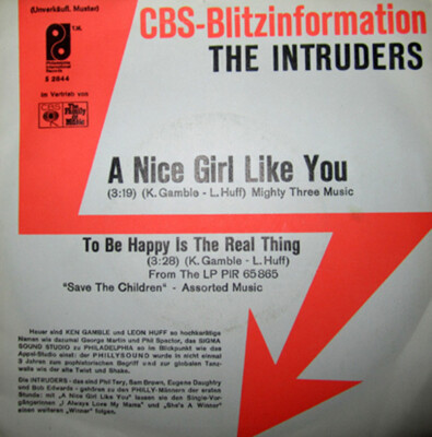 7'', Single, Promo The Intruders - A Nice Girl Like You