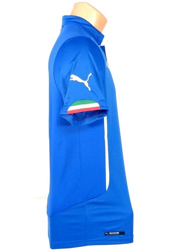 Puma FIGC Italia National Football Team Blue Soccer Jersey Youth Boy's NWT - Picture 4 of 5
