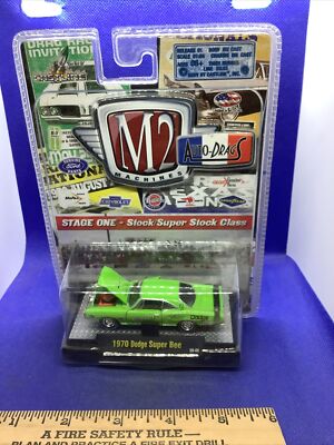 M2 Castline 09-06 Premium Auto Drags Green 1970 Dodge Super Bee 440 New