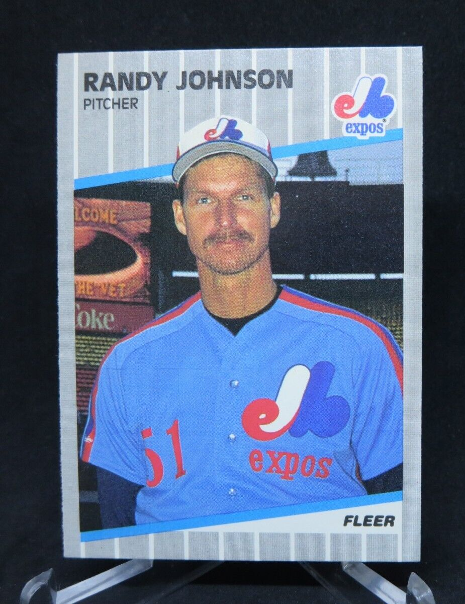 1989 Fleer #381 Randy Johnson NM (variation) BLACK BOX LP #2 | eBay