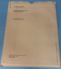 Hydrologic Unit Map State of Michigan 1974, US Water Resources Council