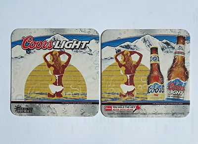 Coors Light Bikini Mädchen Bierdeckel/Untersetzer