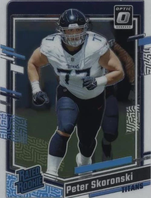2023 Panini Donruss Optic Peter Skoronski #296