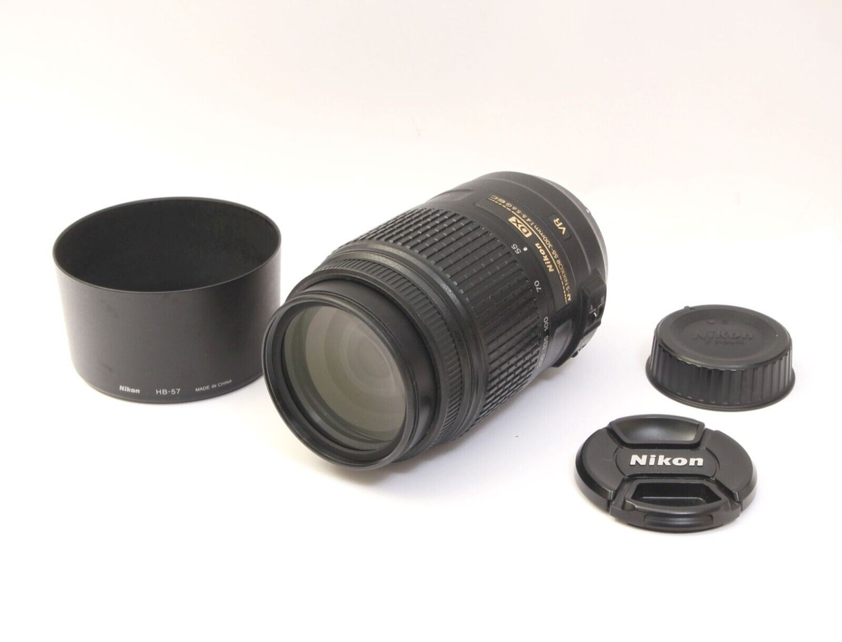 Nikon AF-S DX NIKKOR 55-300mm F/4.5-5.6 G ED VR Lens w/Caps Japan
