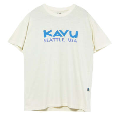 Kavu Spellout T-Shirt Lily White