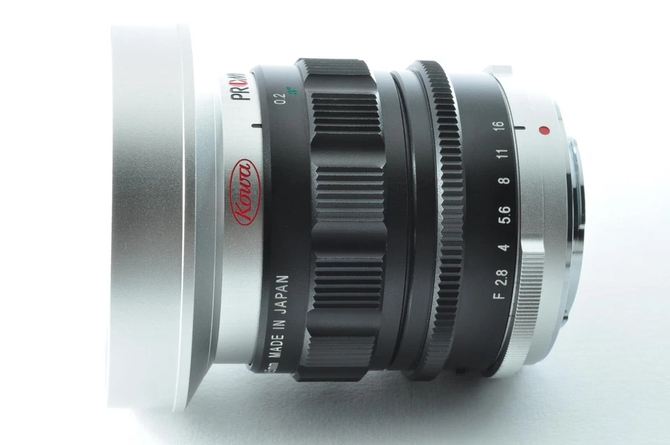 【Como Nuevo】 Lente súper ancha plateada Kowa Prominar 8,5 mm F2,8 para micro cuatro tercios Foto 3 de 4