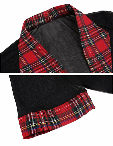 Halloween Frauen Sexy Schulmädchen Rollenspiel Dessous Set Schüler Kostüme Rock USA - Bild 11 von 24