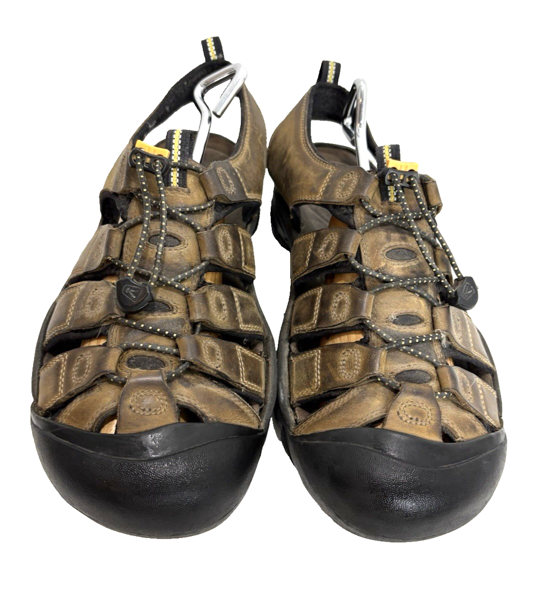 Keen Newport sandalo uomo pelle marrone punta chiusa impermeabile escursionismo sportivo 10