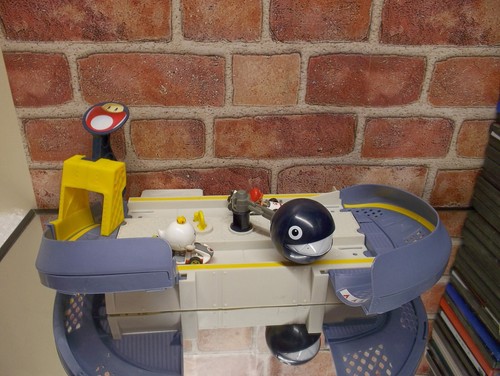 Hot Wheels Mario Kart Chain Chomp Track Set Tested Working Rare With 2 Mario Car - Picture 17 of 24