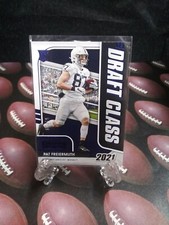 Pat Freiermuth 2021 Contenders Draft Front Row Seats Blue Foil serial number so