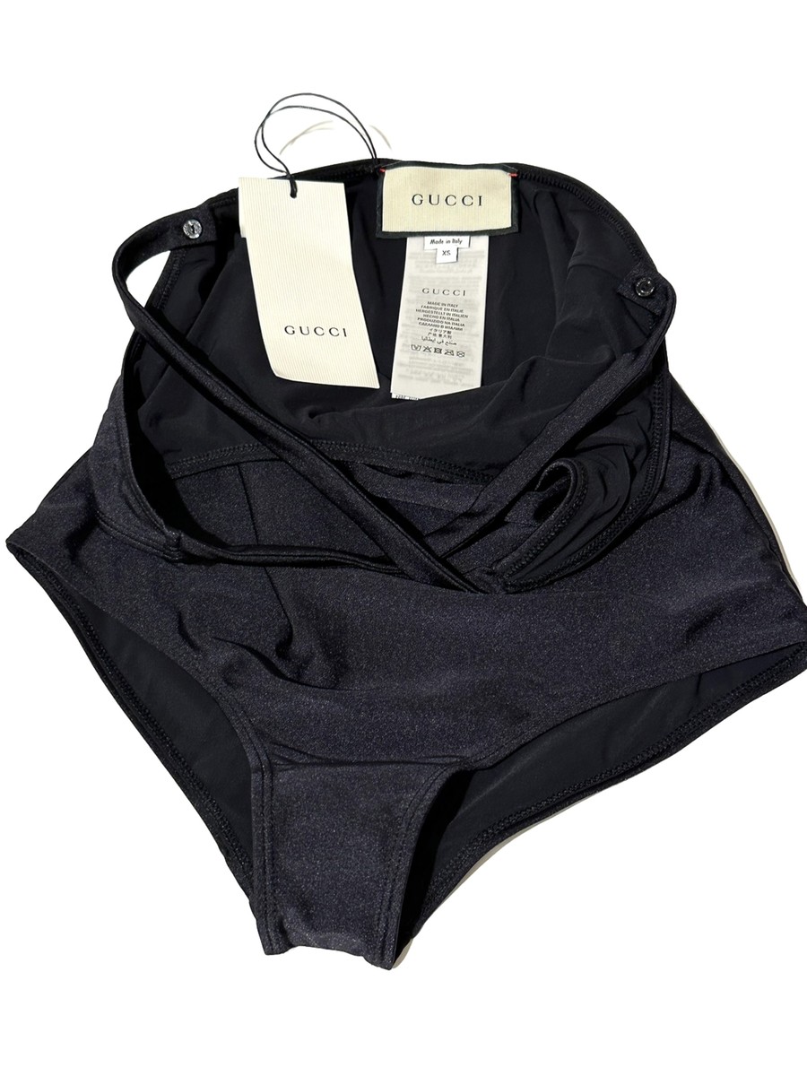 BN Gucci Iconic One Piece Black Swimsuit, Size XS | eBay