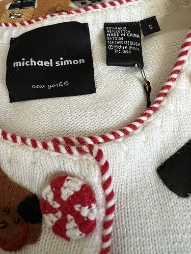 Michael Simon Who Let These Christmas Dogs Out? Sweater (S) - Picture 7 of 16