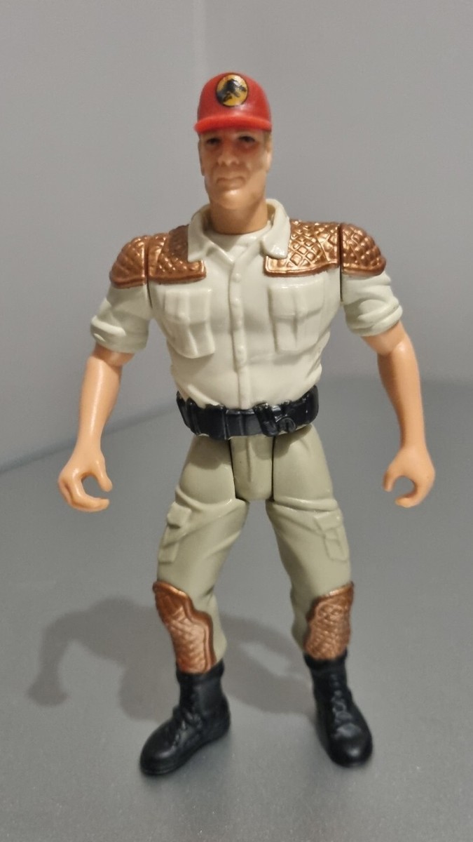 特撮 JURASSIC PARK DINO TRACKER JAWS JACKSON 1993 Jurassic Park Dino Trackers Jaws Jackson Figure Dinosaur