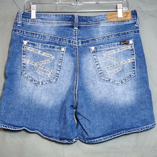 Denim Blue Jean Bermuda Shorts | eBay