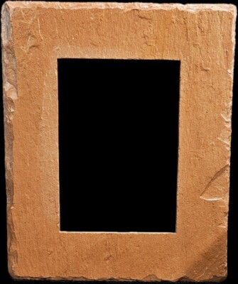 NEW Rust Brown 11''x9'' Slate Roof Shingle Picture Frame for 7''x5'' Picture