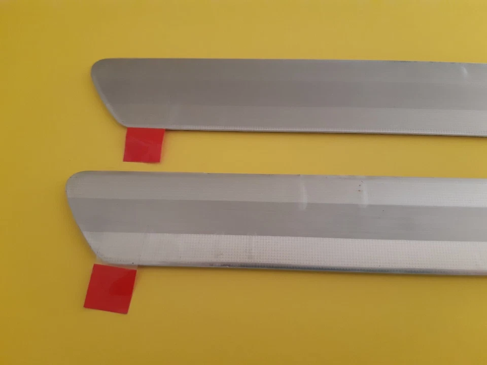 Impala  Door Sills,  One Pair,  Brushed Stainless,   NOS - Image 4 of 4