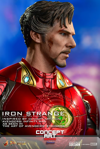 PERSONAGGIO IRON STRANGE HOT TOYS (AVENGERS ENDGAME) MMS606D41 SIGILLATO MERAVIGLIA NUOVO - Foto 3 di 5