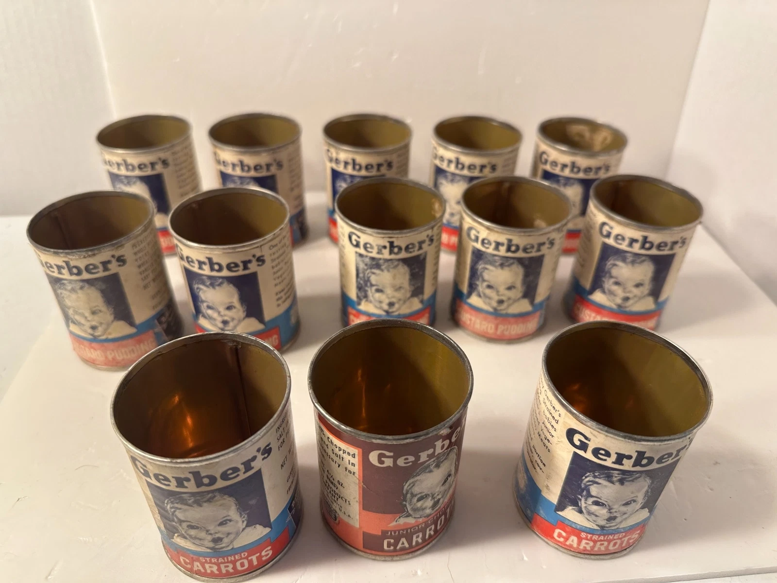 Lot of 13 Vintage Gerber's Baby Food 2-3/4" Salesman Sample Tin Lot
Opens in a new window or tab