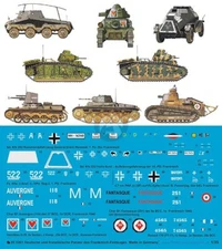 Peddinghaus 1/35 German & French Tank & Vehicle Markings Invasion of France 3361