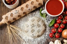 Coton de Tuléar - tête, rouleau gravé, rouleau (grand) Subli Dog FR