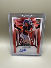 2023 Leaf Metal DILLON HEAD San Diego Padres Red Refractor Proof Auto 2/3