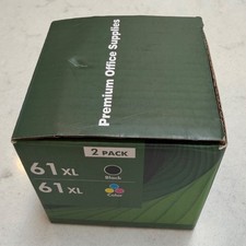Premium Office Supplies 61XL Black and Color Ink Cartridge 2 Pack Compatible HP
