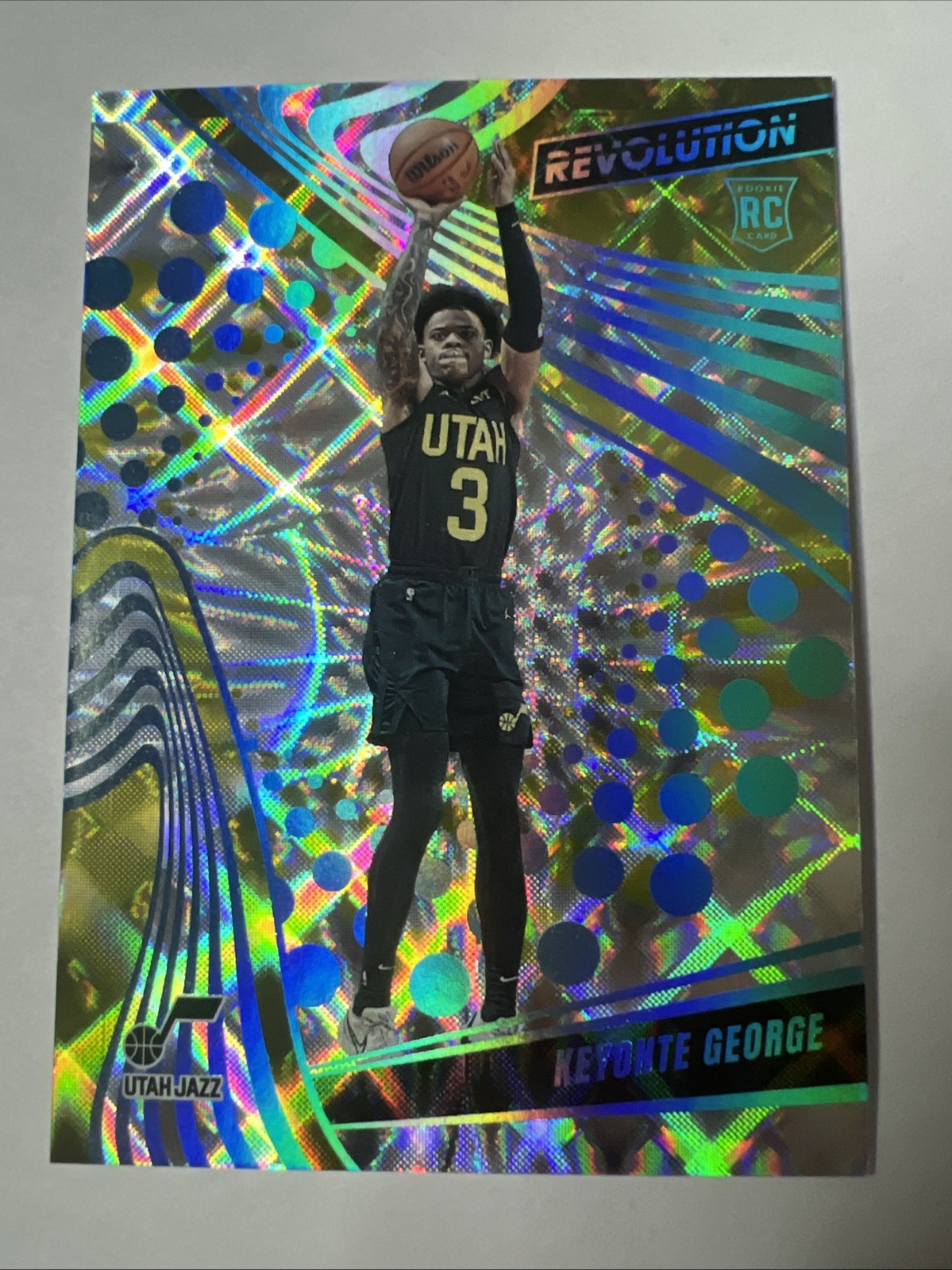 Keyonte George 2023-24 Panini Revolution Future Frame /60 #118 RC 