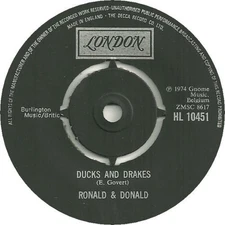 Ronald And Donald - Ducks And Drakes - Used Vinyl Record 7 - Z1142z